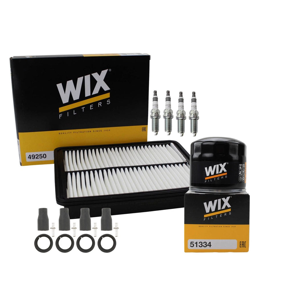 Wix Tune Up Kit NGK 4 Spark Plug & Coil Boot for Santa Fe Sorento (2013–2018)