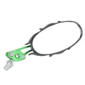 Universal Motorcycle Rearview Mirrors 8mm 10mm Green Y3 #3