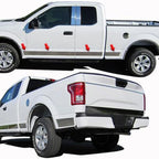 Upper Rocker Panel Trim Kit Luxury FX for Ford F-150 Super Cab 2015–2020