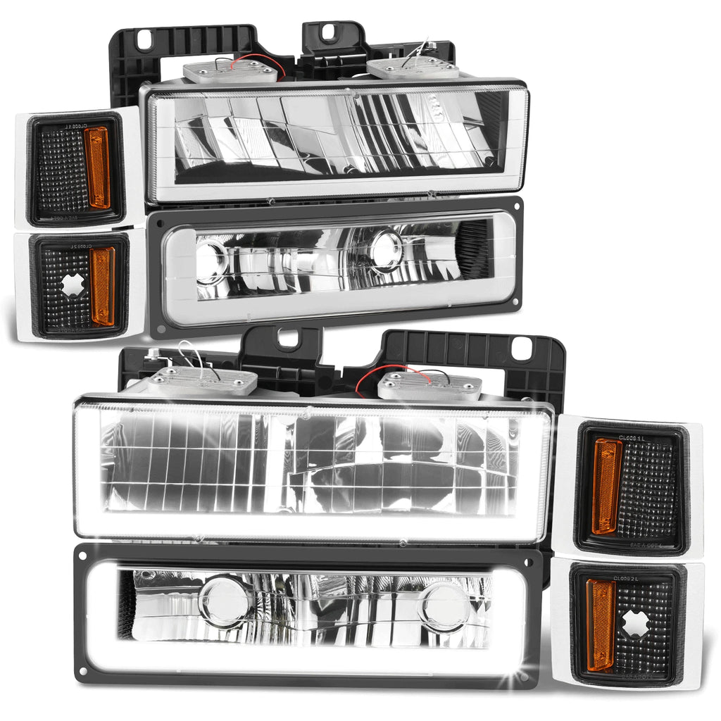 LED Headlight, Bumper Signal & Corner Lamps for Chevy C/K (1994–2000)