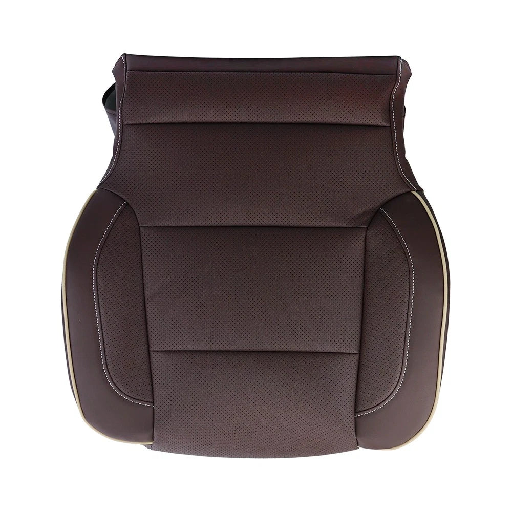 Driver Bottom Leather Cover for Chevy Silverado High Country (2014–2019) Brown