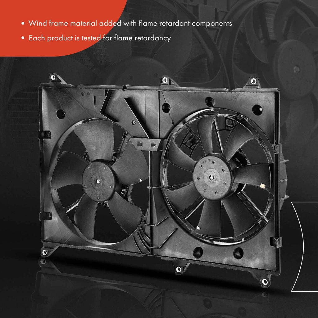 Dual Cooling Fan Assembly for Toyota Highlander (2004-2007)