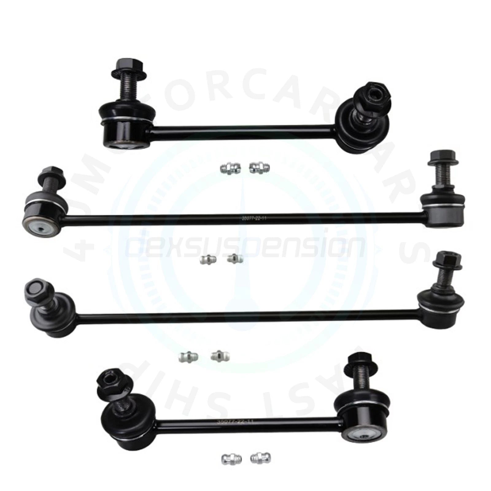 Set of 4 Sway Bar End Links for Acura TLX Honda Accord (2013–2020)