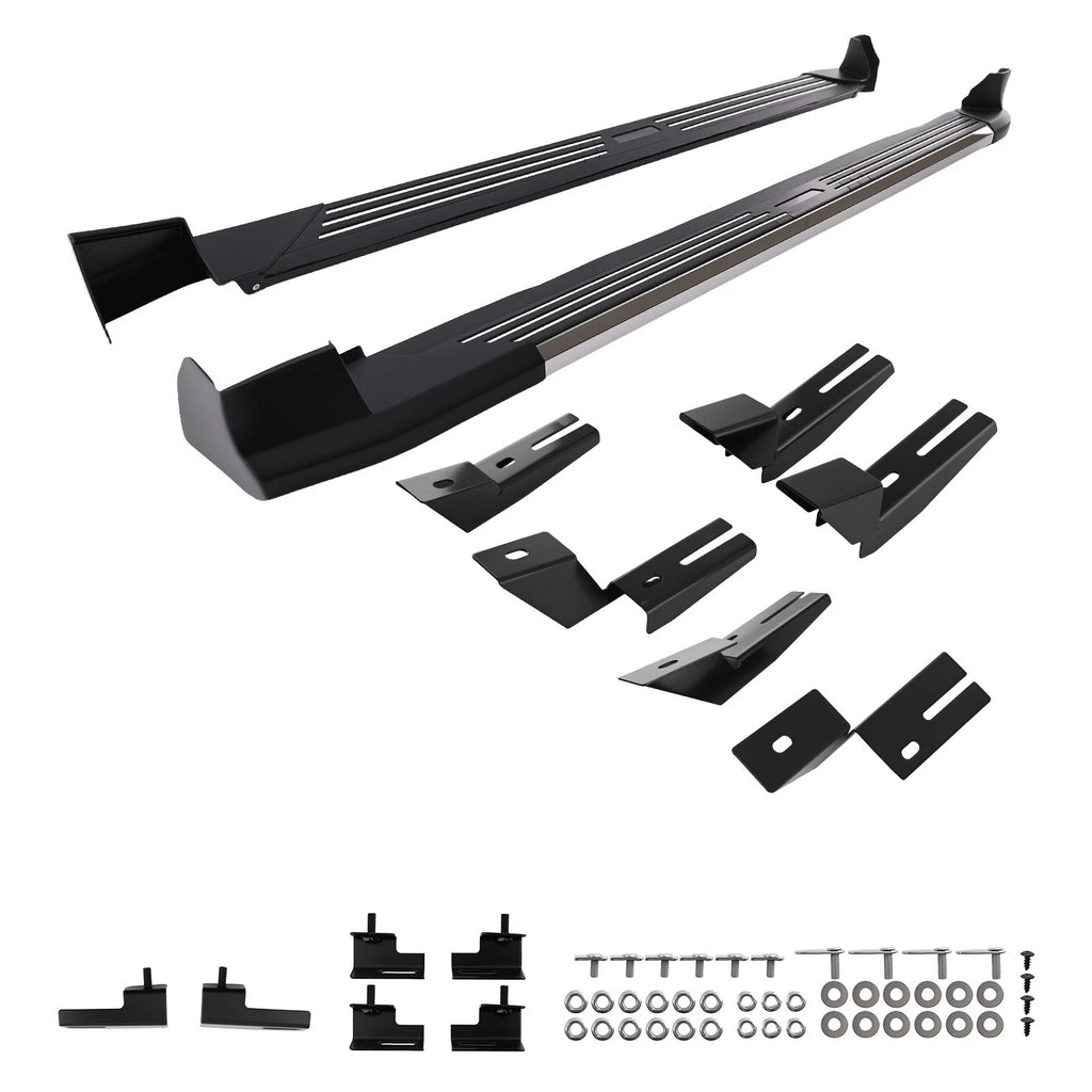 Nerf Bar Running Board for Ford Explorer (2013-2018) Black Silver 350LBS