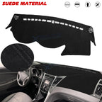 Soft Suede Dashboard Pad Sunshield Protector Mat for Hyundai Sonata (2011–2014)