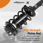 2X Front Complete Struts w/ Coil Springs for Ford Focus (2000-2005)