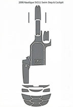EVA Faux Teak Deck Floor Mat for Nautique SV211 (2005–2007)