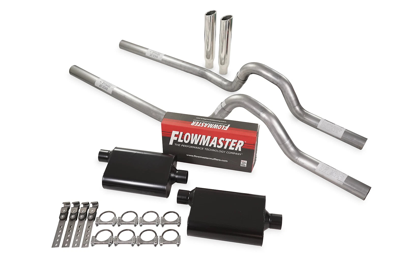 Dual Exhaust Kit 2.5" Flowmaster Super 44 for GM C/K 10 1973–1980