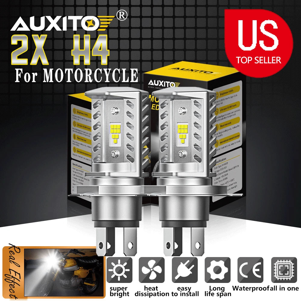H4 9003 LED Headlight Bulb for Car Motorcycle