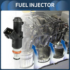 Fuel Injector Set for Honda Accord 2003-2007 2.4L 3.0L - 4 x Black Injectors