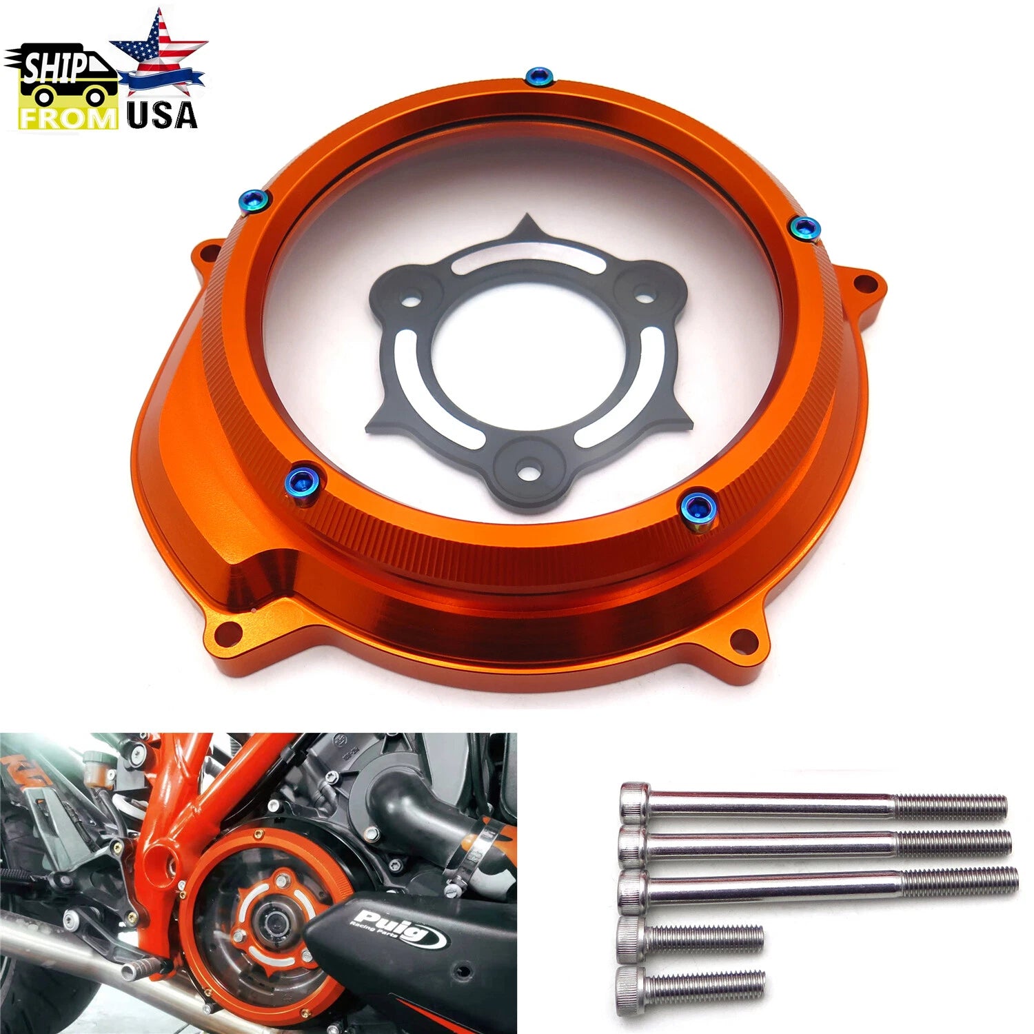 Clutch Plug Cover Guard for KTM 1290 1050 1090 1190 Adventure (2014–2021)