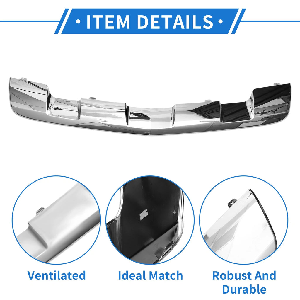 Front Lower Center Bumper Grille Trim for Mercedes-Benz W251/R (2010–2018)