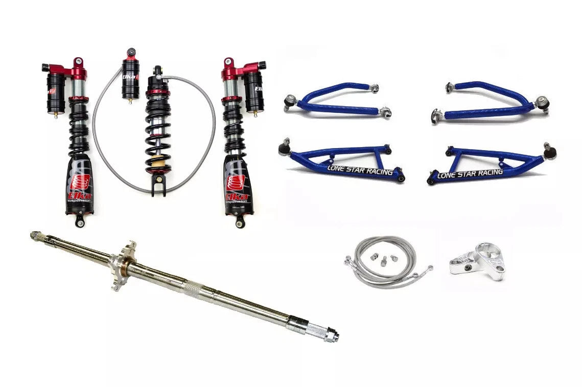 Lonestar DC-4 Long Travel Arms + Elka Legacy Plus Shocks for TRX250R (1986–1989)