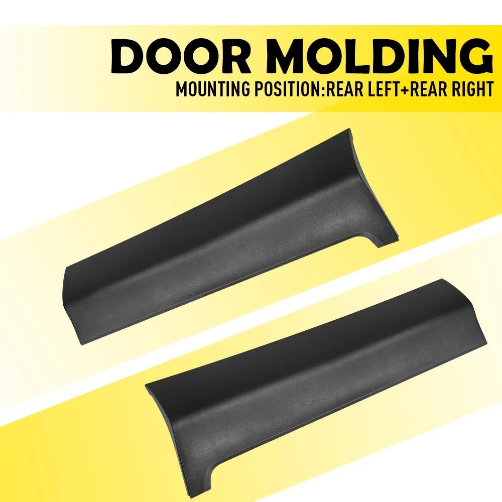 2X Rear Door Lower Molding Garnish for Honda CR-V (2012–2016) 75333-T0A-A01