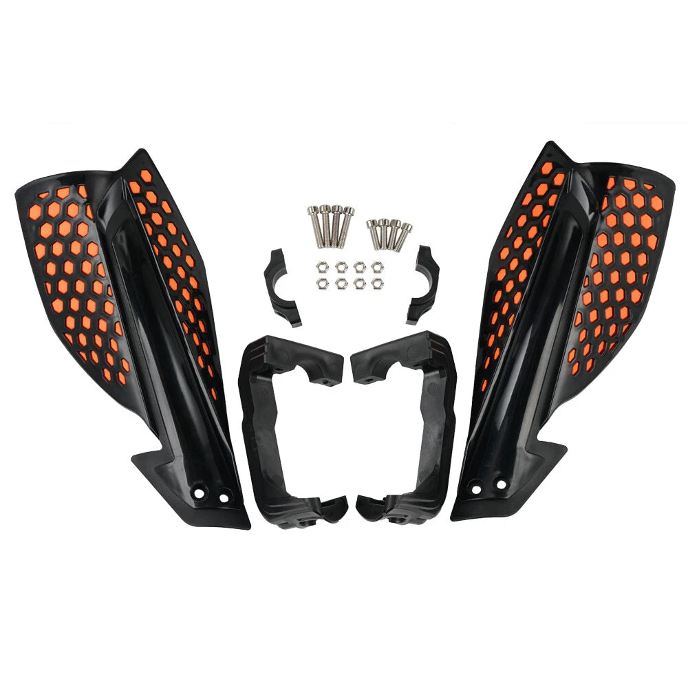7/8" Motorcycle ABS Hand Guards for Honda Kawasaki Yamaha Suzuki KTM (Universal)