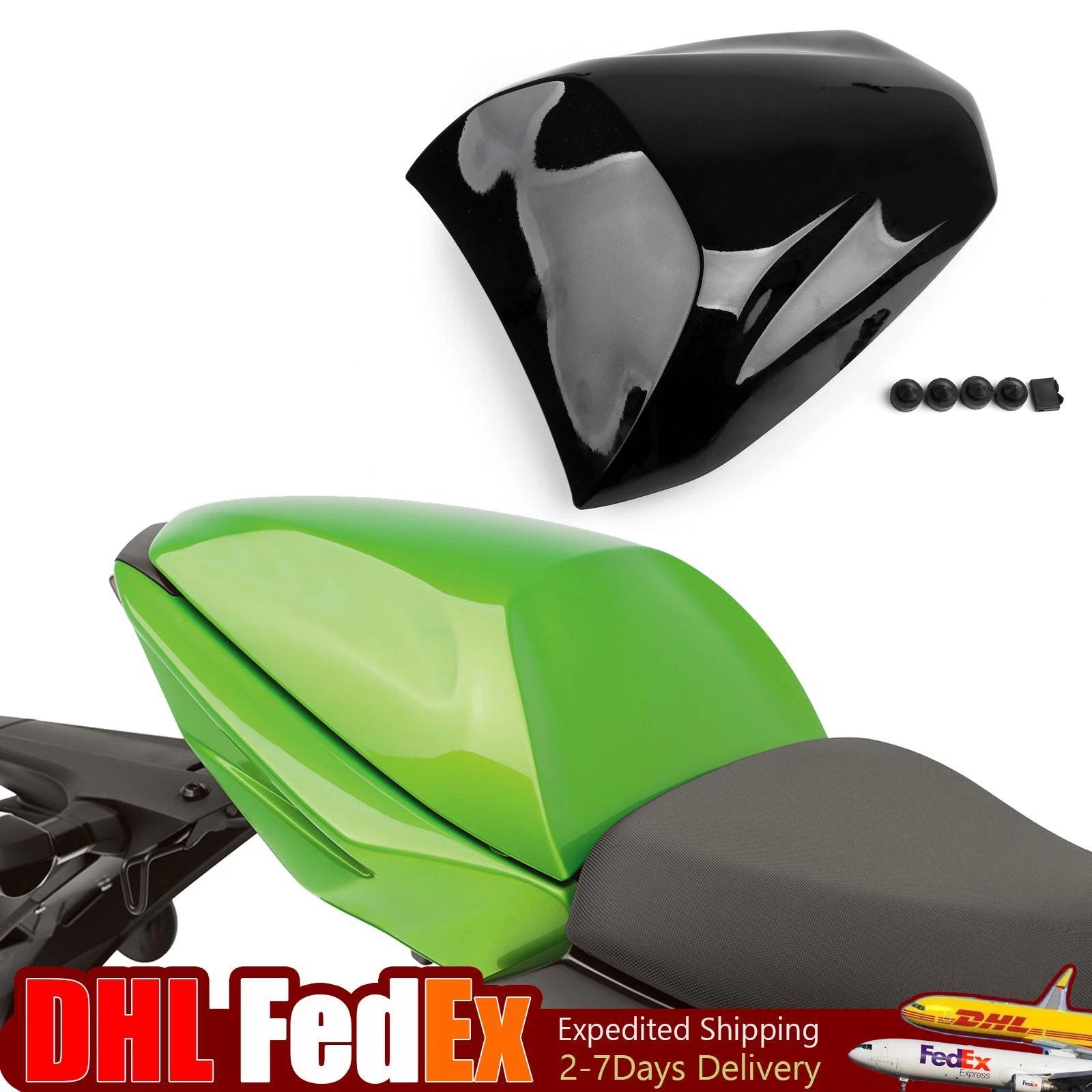Rear Pillion Passenger Seat Cover Cowl for Kawasaki Ninja 650 ER6F ER6N (2011–2023)
