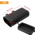 Tool Box for Motorcycle (1 Piece, ABS, Black)
