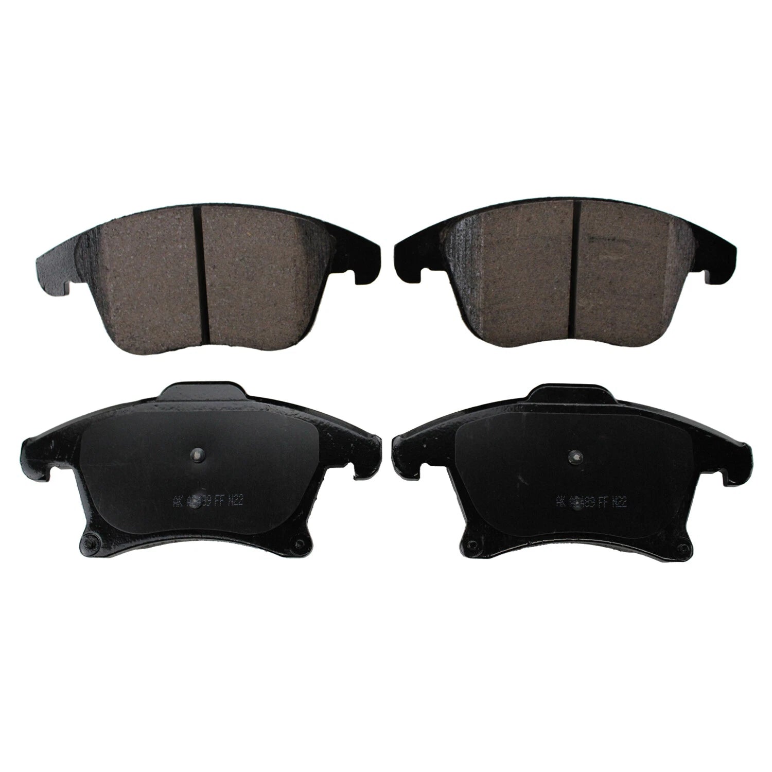 Set of 4 Akebono ProAct Ultra Front Ceramic Brake Pads for Ford Fusion Lincoln MKZ (2013–2020)