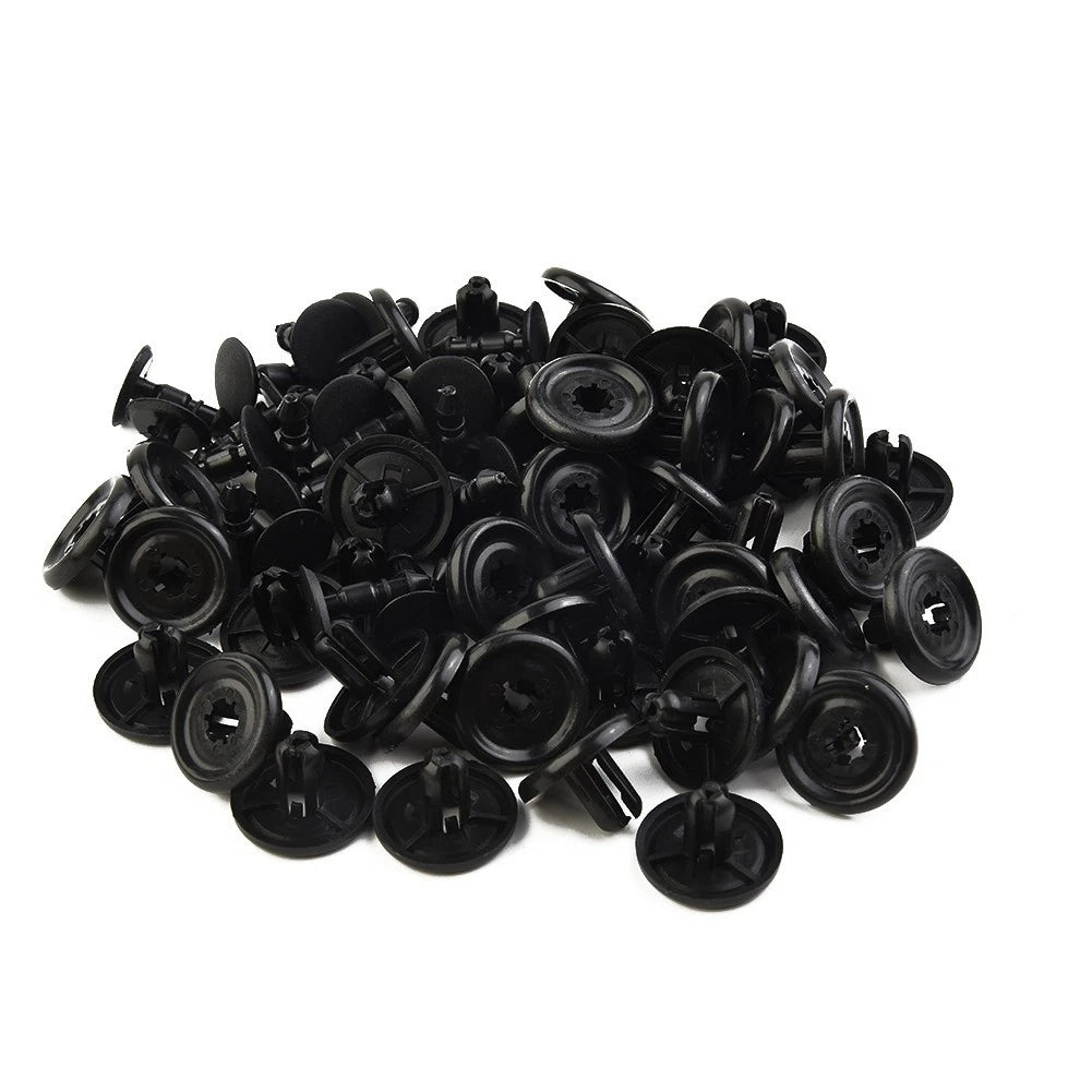 Retainer Clip Set of 4 for Toyota (90467-07201) Trim Panel Black