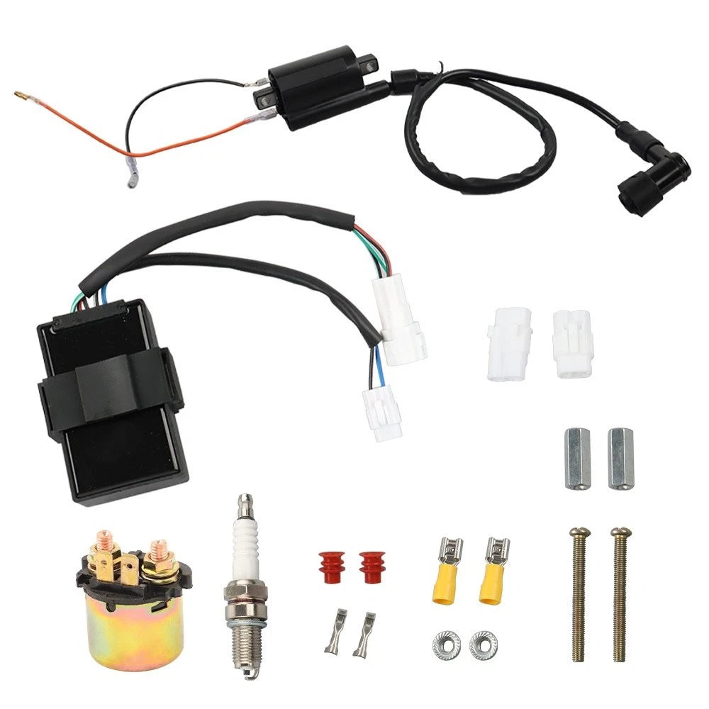 Ignition CDI Box Starter Solenoid Relay for Kawasaki Bayou 300 KLF300 (1989–2004)