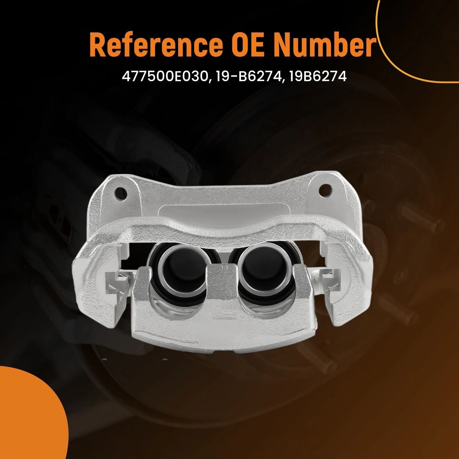 Front Left Brake Caliper w/ Bracket for Lexus Toyota Sienna Highlander (2019–2023)