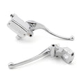 1" Handlebar Control Reservoir 14mm Bore Brake Clutch Levers for Motorcycle