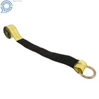 Set of 4 Tie Downs for Cars with Snap Hooks 2"x 96" Classic Yellow