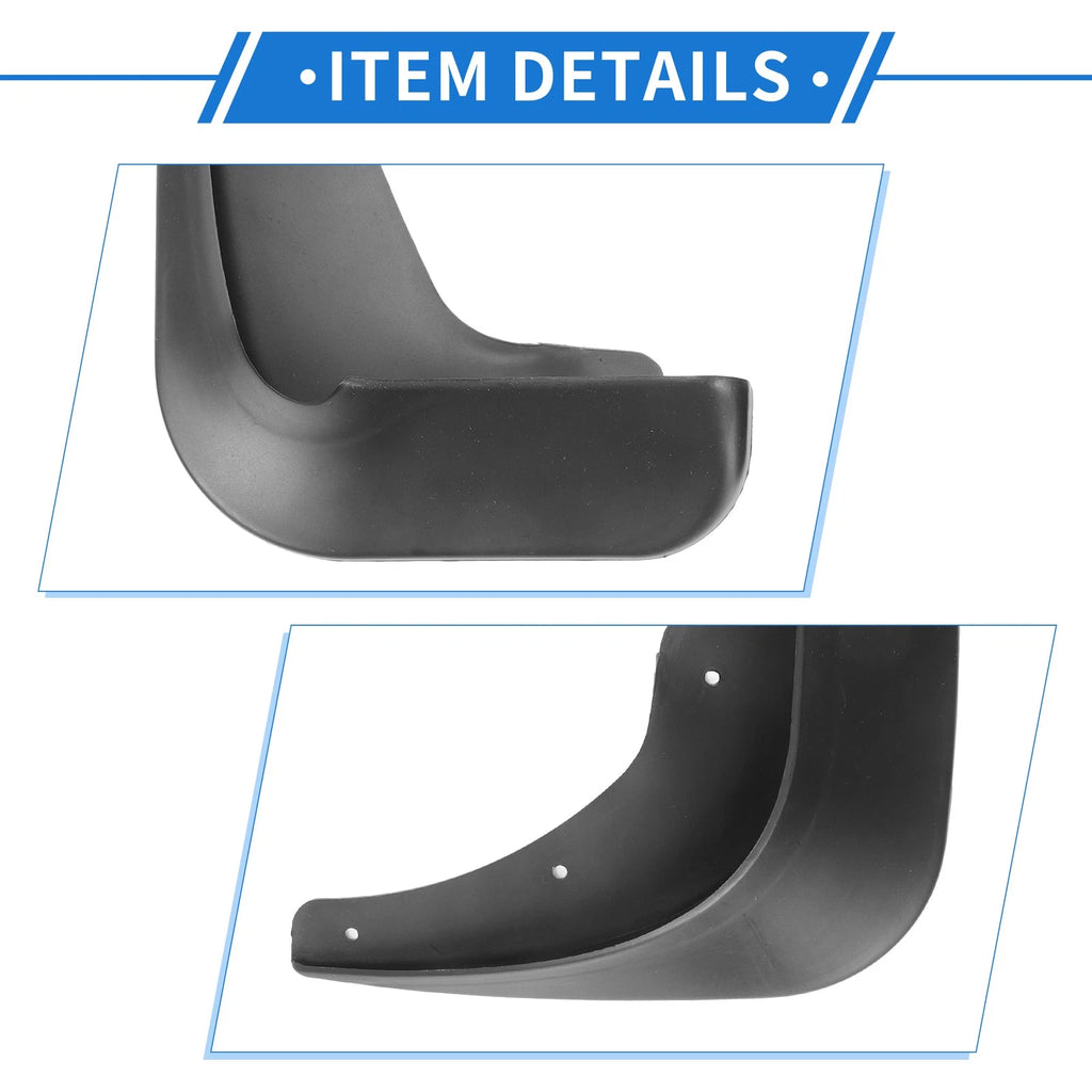 Mud Flap Splash Guard Set for Mitsubishi Lancer (2000–2016)