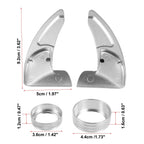 Silver Tone Inner Paddle Shifter Set for Dodge Charger (2015–2023) 745065577905