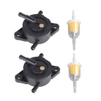 2X Fuel Pump & Filter for Kawasaki FR651V FR691V FR541V FR730V