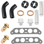 Thermostat Kit w/ Hoses for Johnson Evinrude V4 Crossflow 65-140HP (1978–1995) 332369 434841