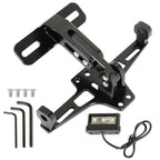 LED Tail License Plate Holder Bracket for Motorcycle (Universal Fit)