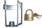 2X Trailer Coupling Lock with Padlock & 3 Keys for Caravan Boat