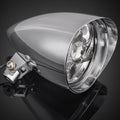 Chrome 6" Bullet Vintage Head Light Lamp for Honda Yamaha Suzuki Kawasaki