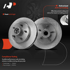 Front Disc Brake Rotors & Ceramic Pads for Chevrolet C1500 Tahoe (1995–2000)