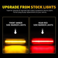 LED Dually Fender Side Marker Light for Dodge Ram 1500 2500 3500 (1994–2002)