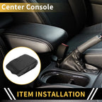 Arm Rest Cover for GMC Canyon (2015–2023) Microfiber Leather Anti-Scratch Black