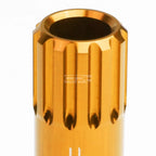 Set of 16 Open-End Aluminum Lug Nuts + Adapter M12x1.5 for