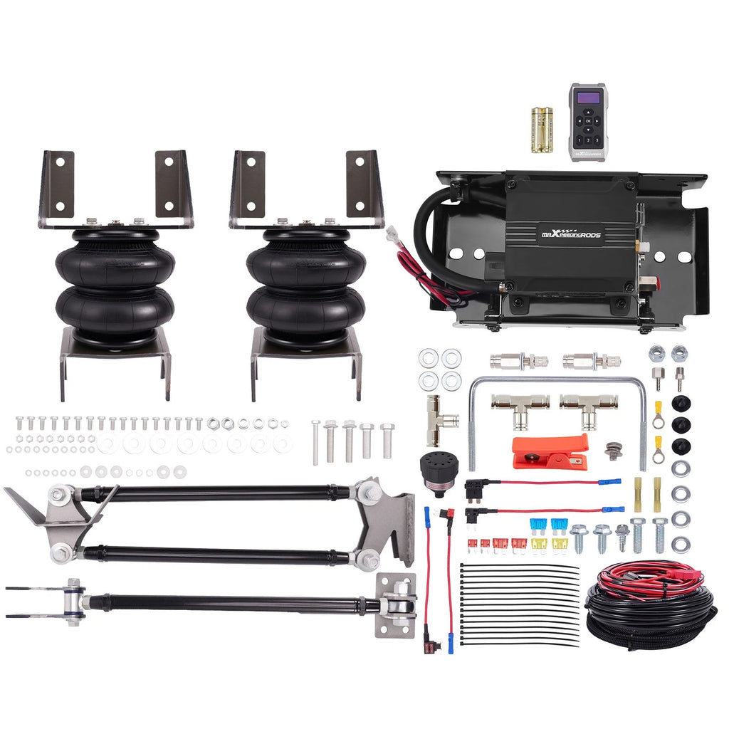 Air Springs + Wireless Air Controller Kit for Pickup Trucks (3" Axle Tube)