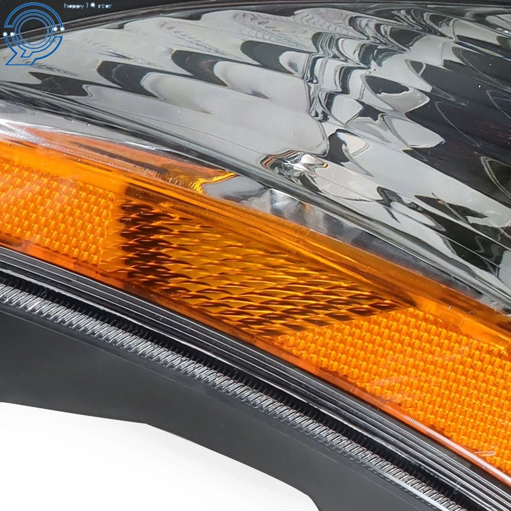 Set of 2 Black Headlights for Nissan Rogue (2008–2015)