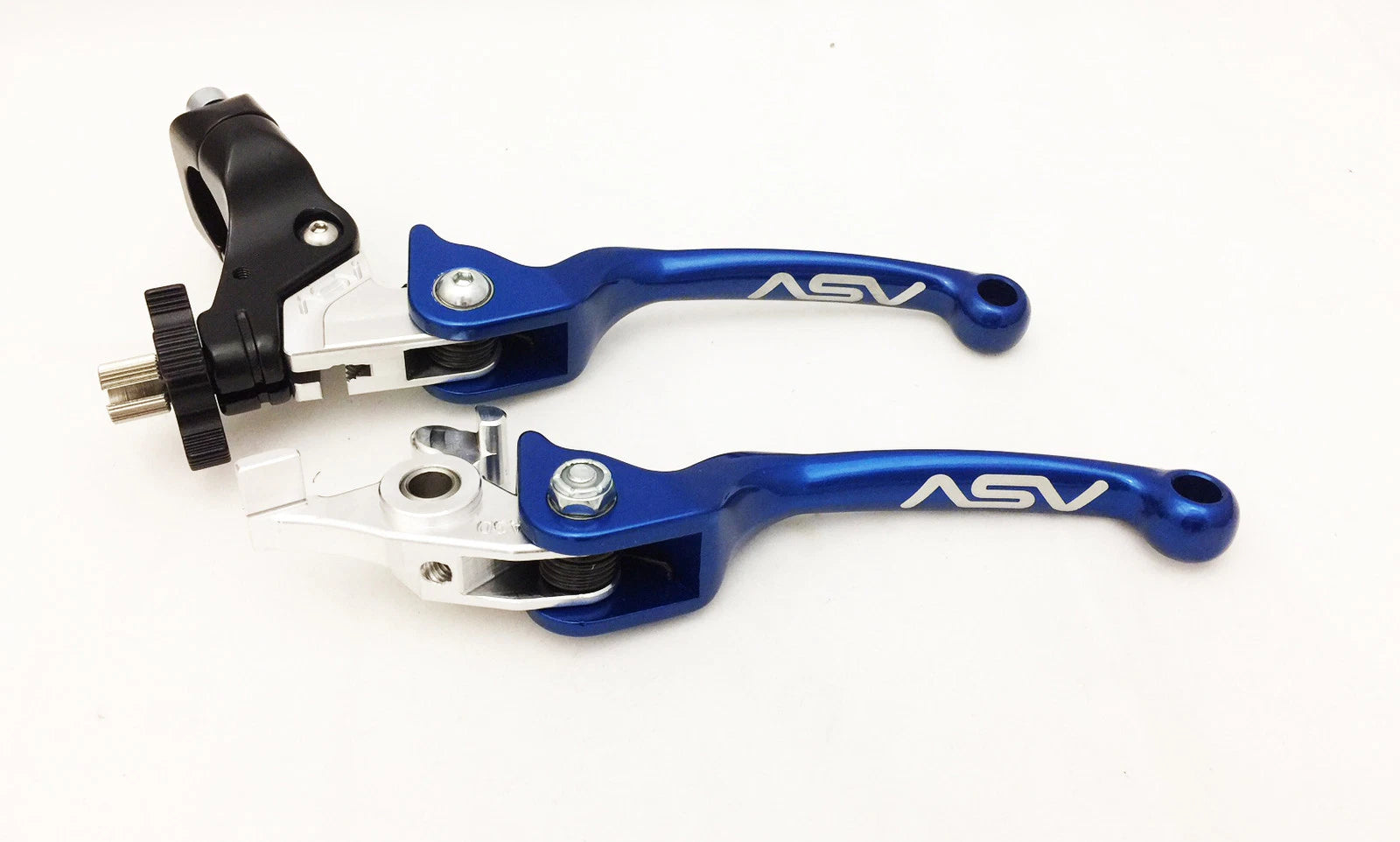 ASV F3 Front Brake Clutch Perch Levers Pair Blue for Yamaha YFZ 450 (2007–Present)