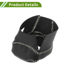 Gear Shift Knob Cover for Nissan Rogue (2021–2024) Black Beige Faux Leather
