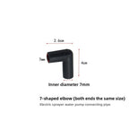 Electric Sprayer Adapter Hose Connector 7 Shaped Elbow for Water Pumps