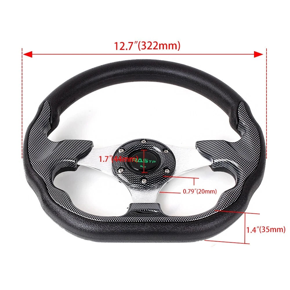 13" Steering Wheel + 190H Hub Adapter for Honda Accord (1986–1990) Integra (1990–1993)