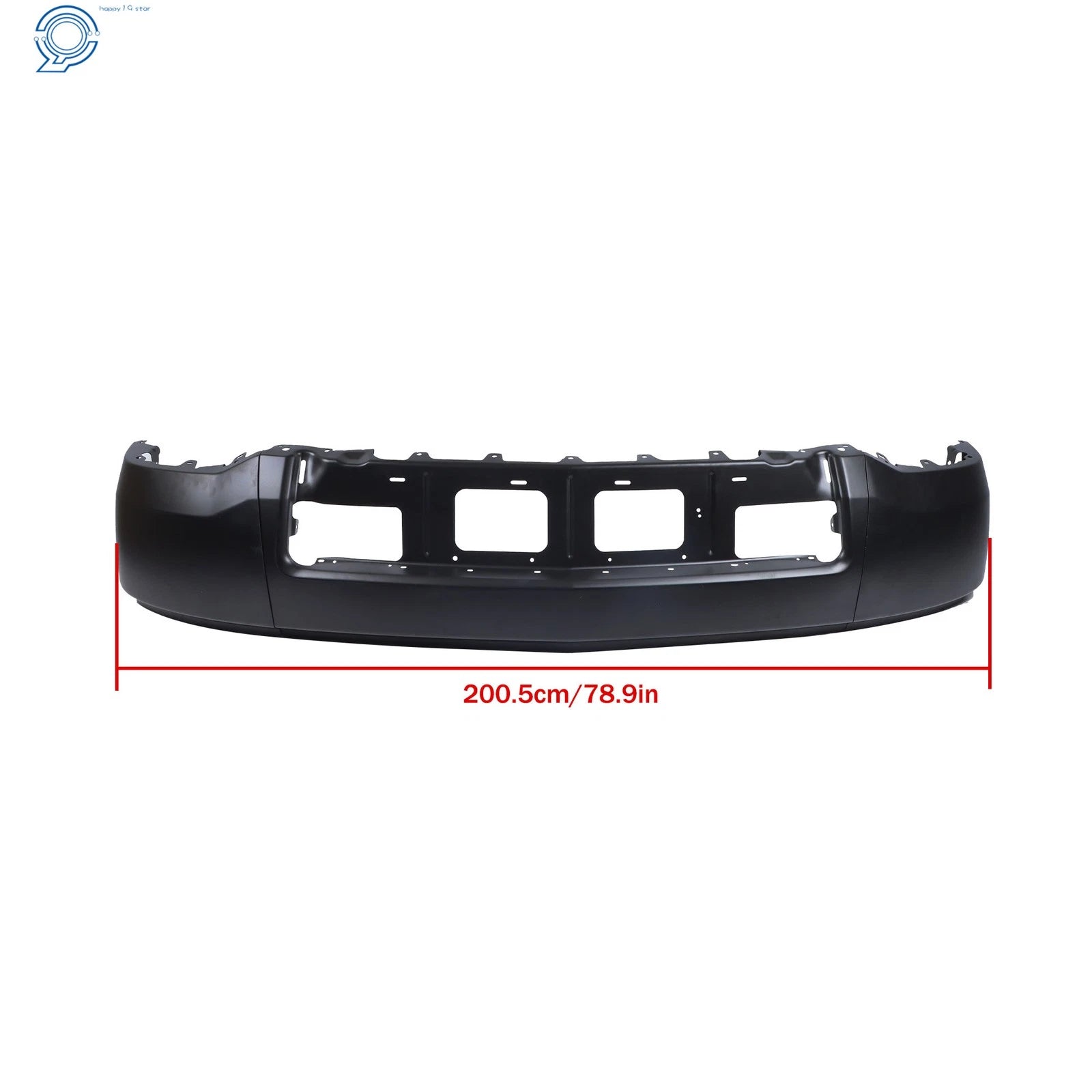 Black Steel Split Front Bumper for Chevrolet Silverado 1500 (2014-2015)