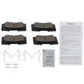 Front Ceramic Brake Pads Set for Toyota Sequoia 2001–2007/Tacoma 2005–2023