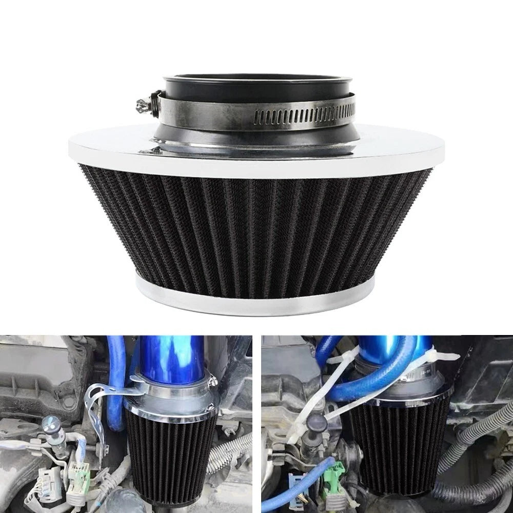 3 Inch Black Inlet Cold Air Intake Air Filter for Cars