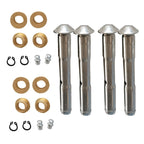 2X Side Cargo Door Hinge Pin & Bushing Repair Kit for Chevy GMC Van (1996–2019) 38455