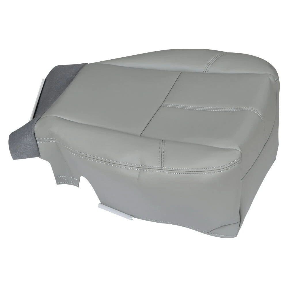 Leather Seat Cover for Chevy Silverado 1500 (2007–2014) - Light Gray