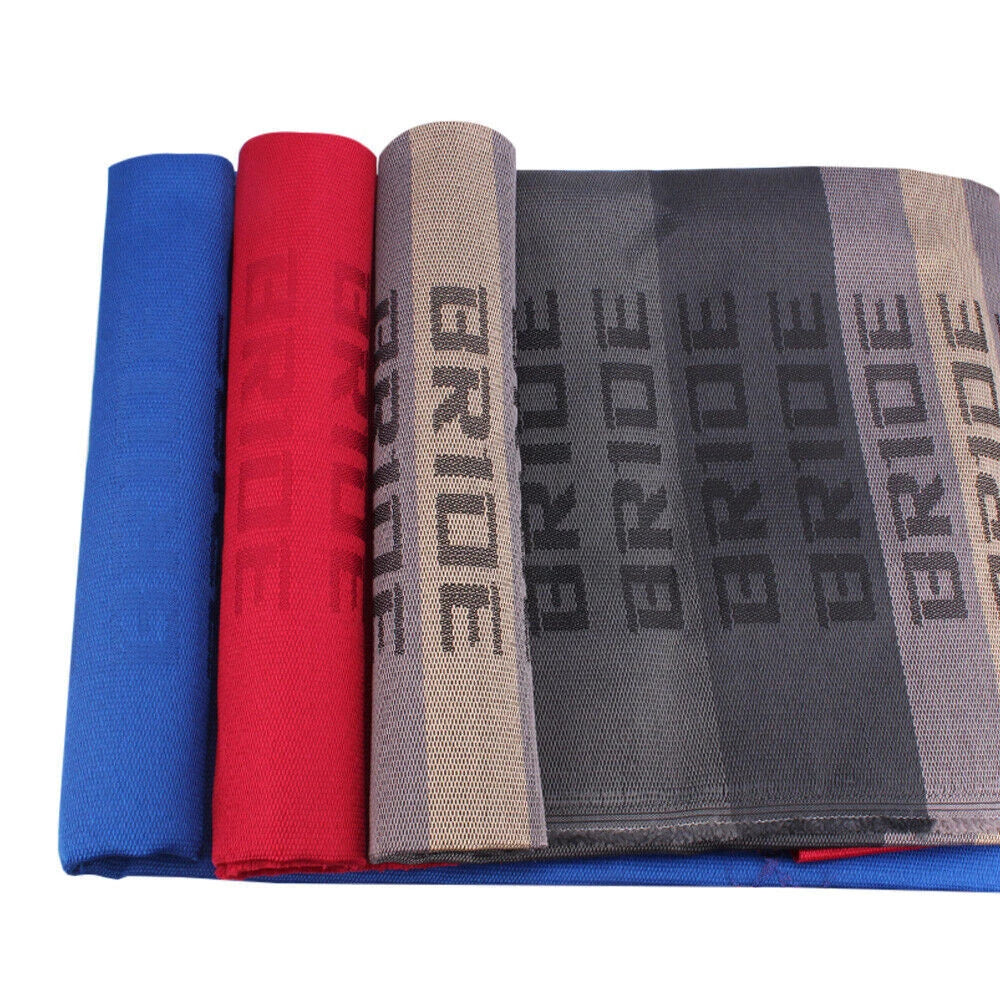 Black JDM Fabric Cloth for Car Seat Panel Armrest Decoration
